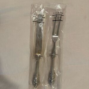 Wallace Grand Baroque Stirling Silver NEVER USED STILL IN PLASTIC